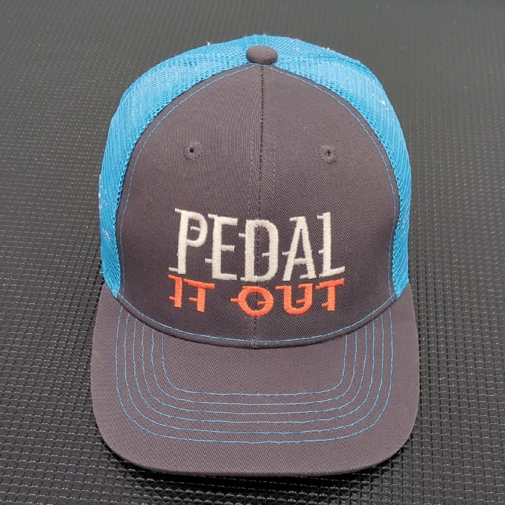 Blue and Gray Trucker Hat